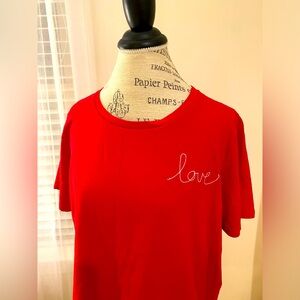 Ella Moss red Tshirt